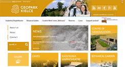 Desktop Screenshot of geopark-kielce.pl